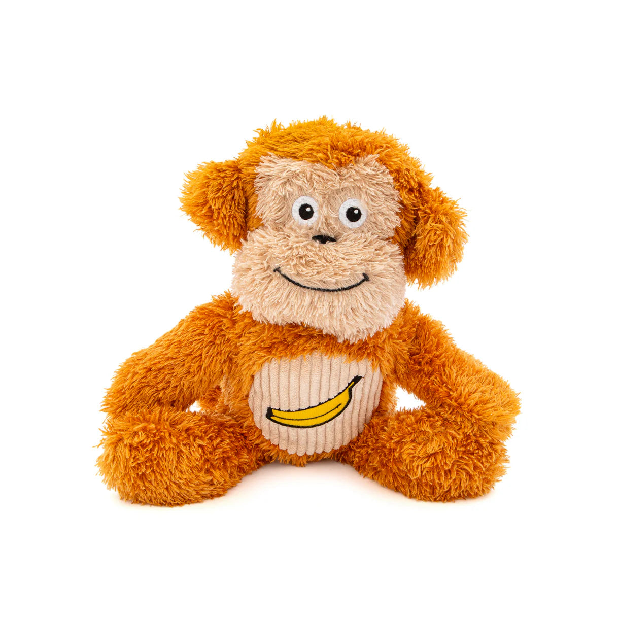 Guru Soft Scents Monkey Dog Toy, Banana scent, Dog toys for plush, Pet Essentials Warehouse