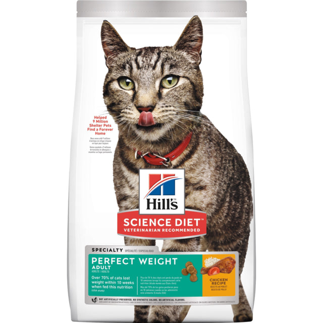 Hills Feline Perfect Weight, Perfect weight cat food, weight loss for food cats, Science diet for cats, Hills cat food, Pet Essentials Warehouse
