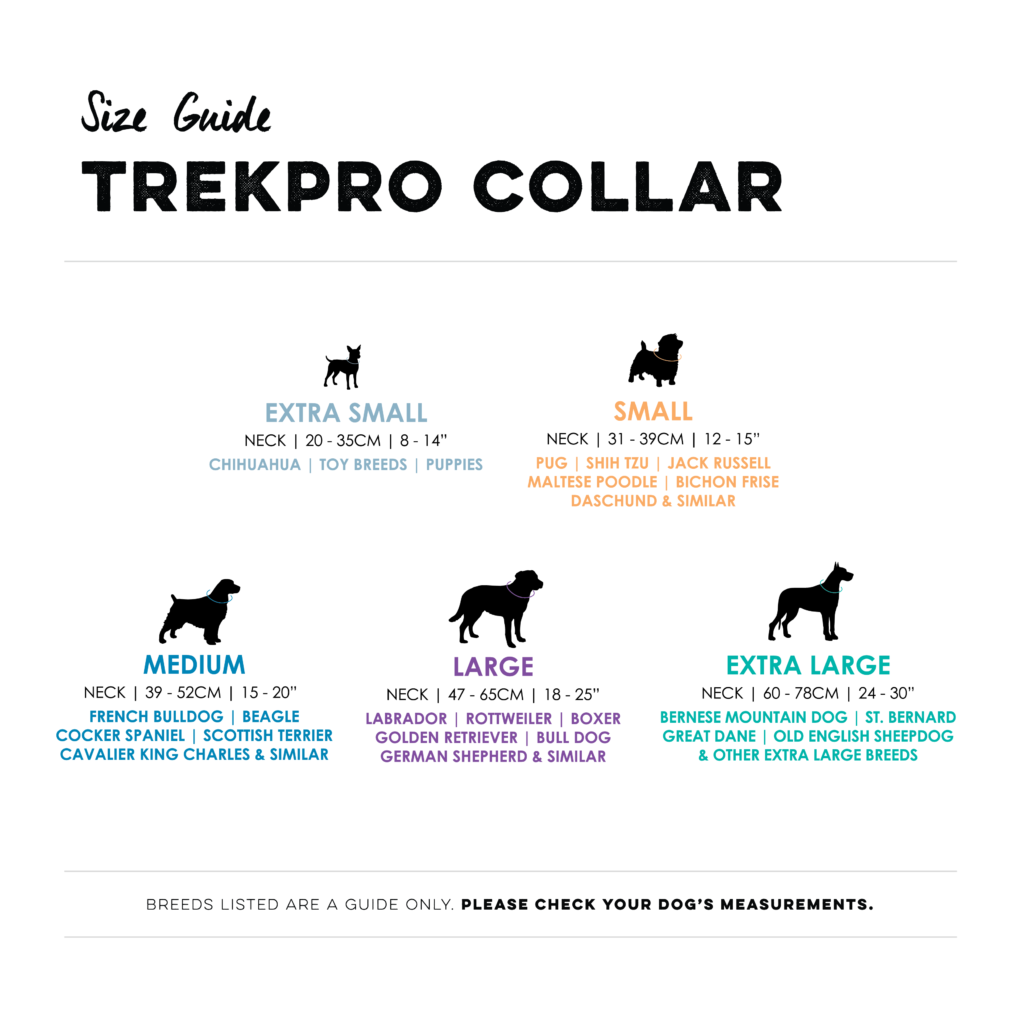 Huskimo Trekpro Dog Collar Aurora, Trekpro collar size, Pet Essentials Warehouse