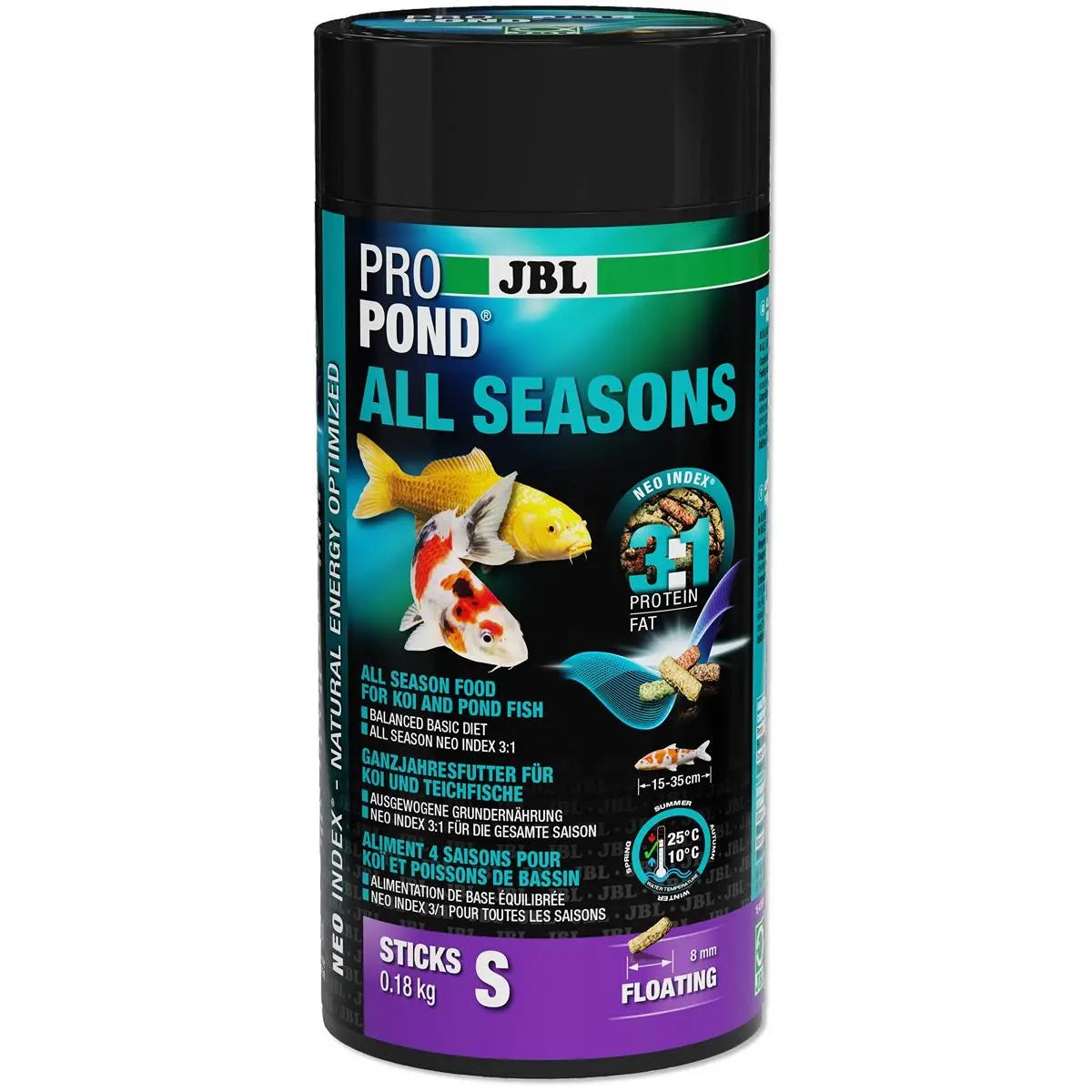 JBL ProPond All Seasons Sticks Small 8mm, Goldfish Floating Stick, pet essentials warehouse