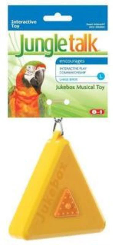 Jungle Talk Jukebox Musical Bird Toy, Bird toys, Toys for birds, Jungle talk bird toy, Pet Essentials Warehouse