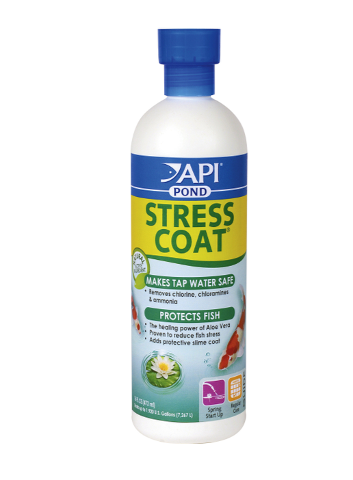 API Pond Stress Coat, API Stress coat for ponds, API Ponds, Makes Tap Water Safe, Protects Fish, Pet Essentials Warehouse