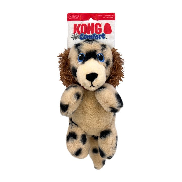 Kong Comfort Pups Spot Dog Toy, Plush kong puppy toys, pet essentials warehouse, pet essentials hastings