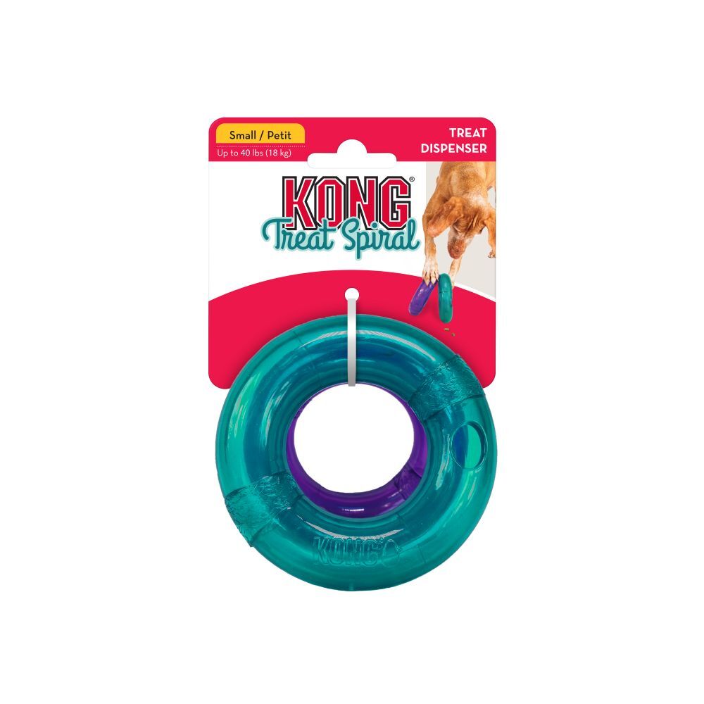 Kong Treat Spiral Ring Treat Dispenser, Kong toys, toys for dogs, Interactive dog toys, Pet City, Pet Essentials Warehouse