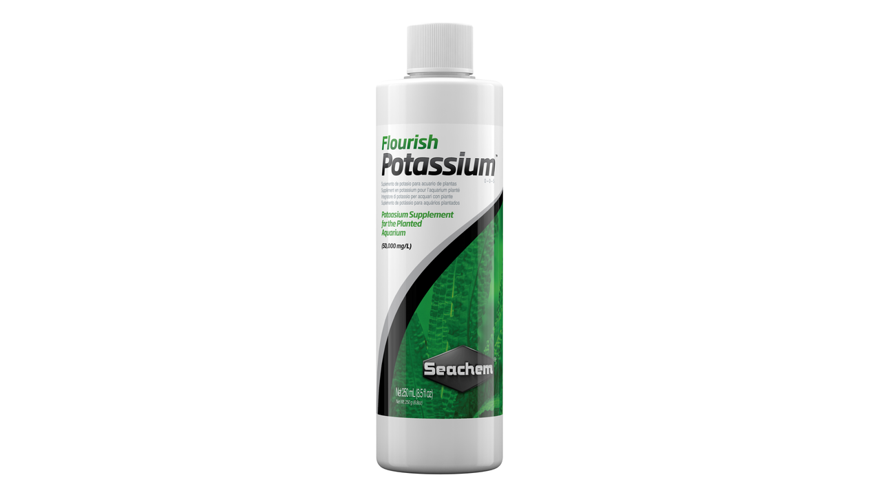 Seachem Flourish Potassium 250ml bottle, pet essentials warehouse