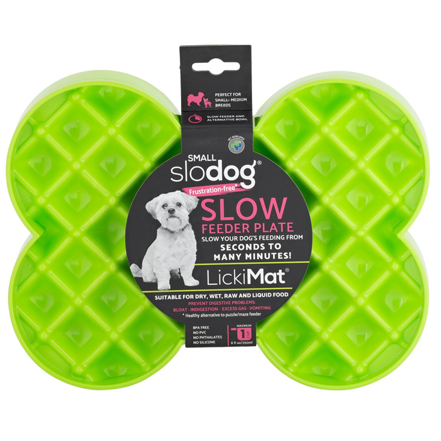 LickiMat Small Slodog, Slow feeder plate for dogs, Raw food, Slodog small, Pet Essentials Warehouse