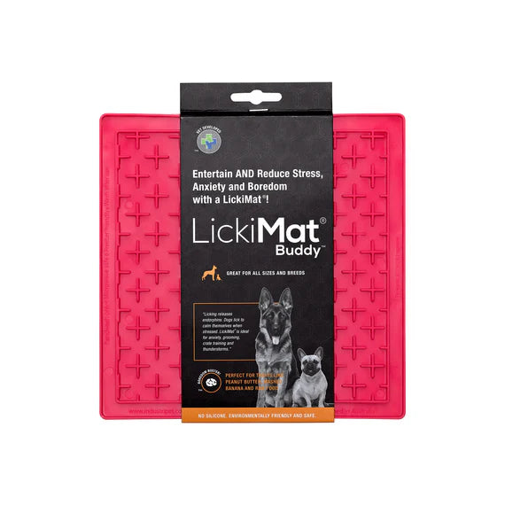 LickiMat Classic Buddy Pink, pink Licki Mat, Pet Essentials Warehouse