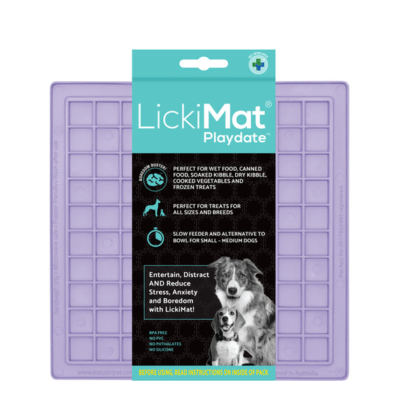 LickiMat Classic Playdate Lavender, Pet Essentials Warehouse