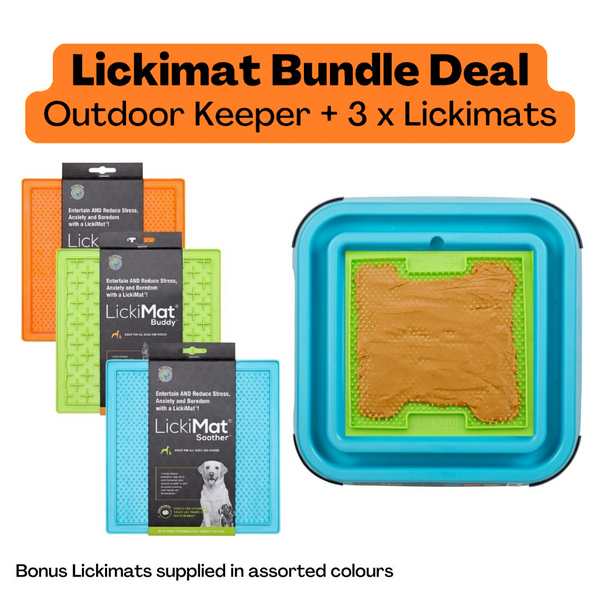 LickiMat 2-Pack Bundle: 6 Classic Dog Buddy & 6 Classic Dog Soother in  Display Box