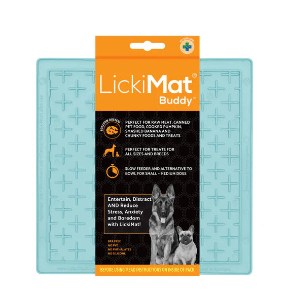 Lickimat Classic Buddy MInt, Lickimats for dogs, Pet Essentials Warehouse