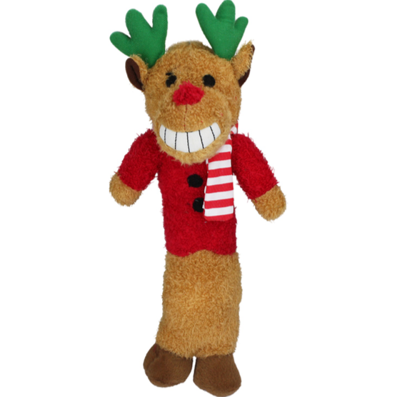 Loofa Reindeer Dog Toy, Loofa dog toys, Christmas dog toys, Pet Essentials Warehouse