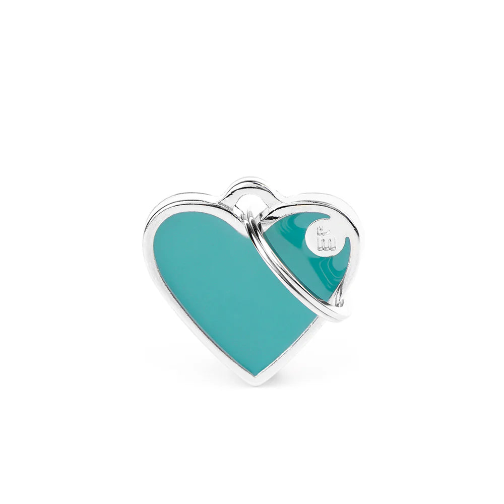 My Family Basic Handmade Heart Light Blue, Tags for pets, Pet Tags, Pet Essentials Warehouse