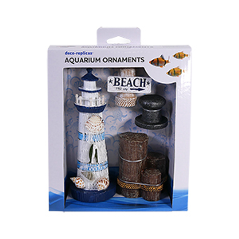 Nautical Resin Kit Ornament, Boxed ornaments, 4 pack of ornaments, Pet Essentials Warehouse