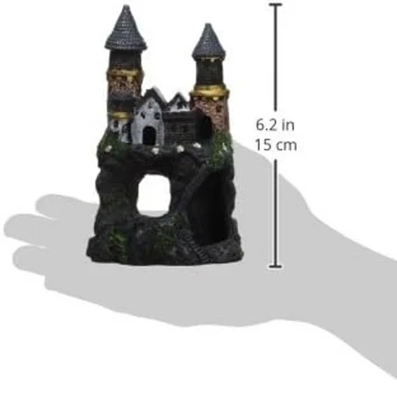 Enchanted Castle, Castle for fish tanks, fish tank ornaments, ornaments for fish tank, Pet Essentials Warehouse, Size guide