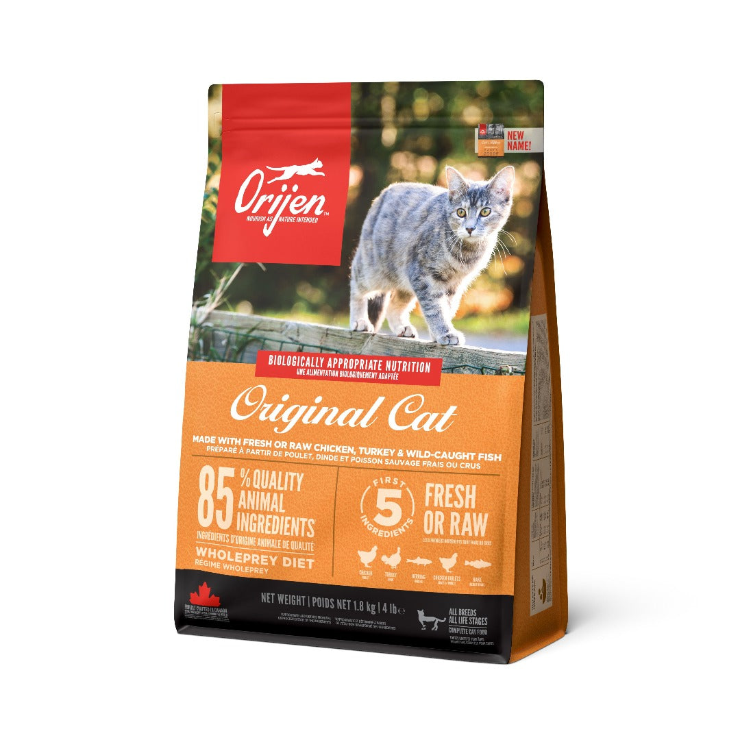 Orijen Original Cat, Chicken cat food, Cat Kibble, Pet Essentials Warehouse