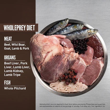 Orijen Regional Red Cat Food, Whole prey poster, Pet Essentials Warehouse