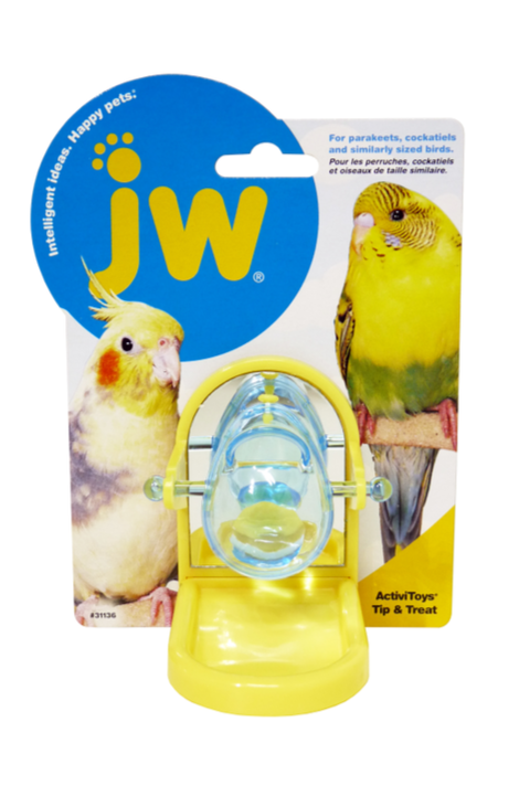 JW ActiviToy Tip & Treat Bird Toy, Bird toys, Toys for birds, Pet Essentials Warehouse