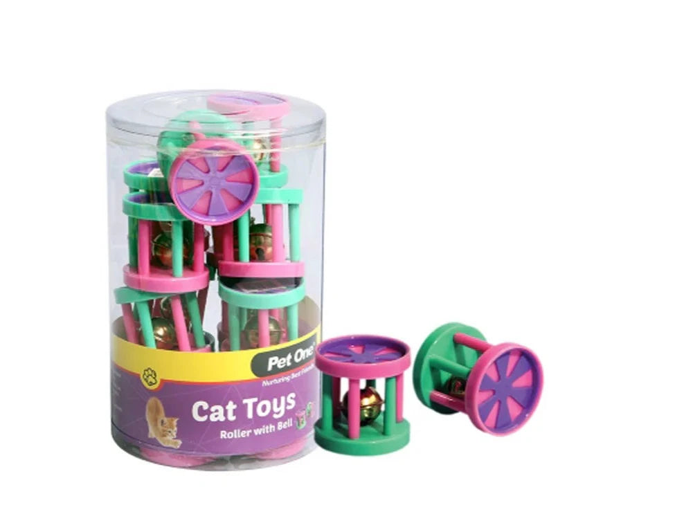 Pet One Roller with Bell, Cat toys, Toys for cats, Roller with bell, Pet Essentials Warheouse