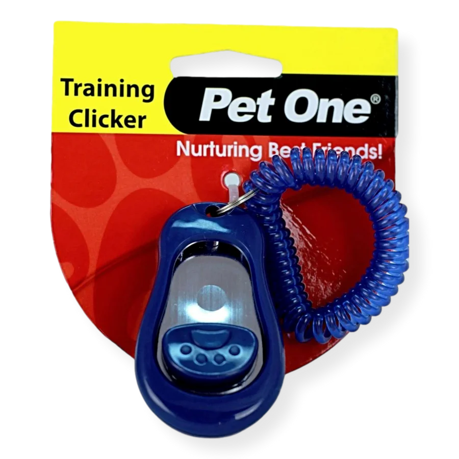 Pet One Training Clicker Blue, Clicker for dogs, Pet Essentials Warehouse