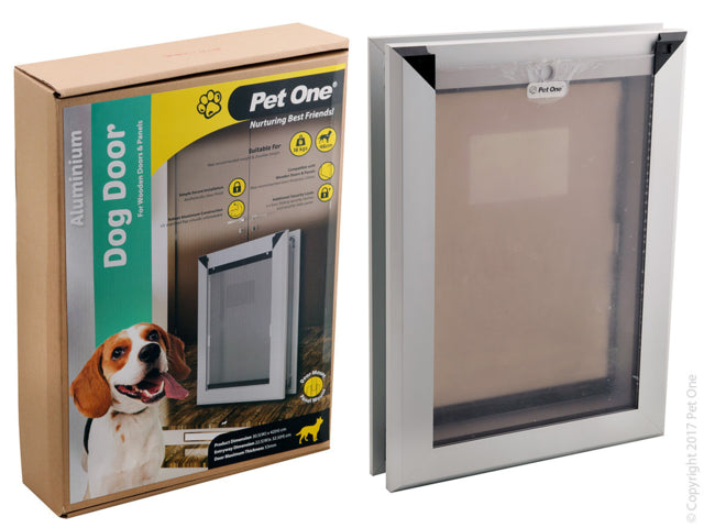 Pet One Aluminium Dog Door, Door for dogs, dog door, Aluminium dog door, pet essentials Warehouse