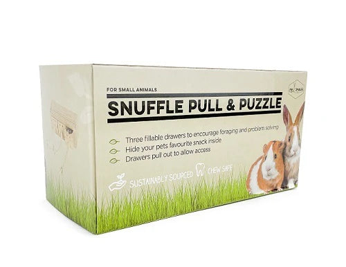 Pipsqueak Snuffle Pull and Puzzle box, Pet Essentials Warehouse
