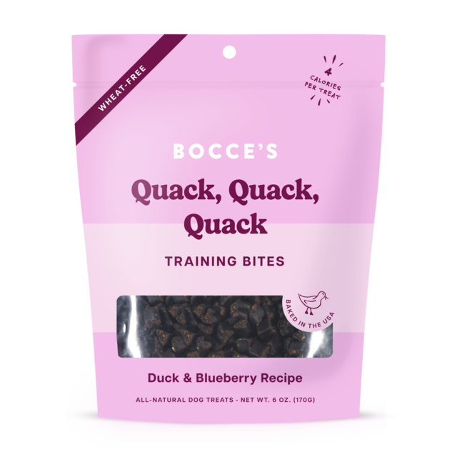 Bocce's Quack Quack Quack Training Bites Dog Treats