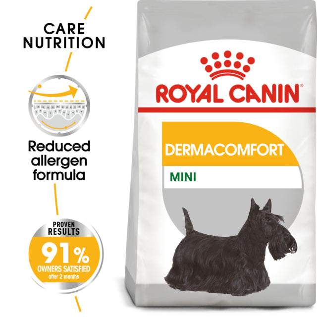 Royal Canin Mini Dermacomfort Dry Dog Food, Royal canin dog food, dermacomfort dog food, Pet Essentials Warehouse