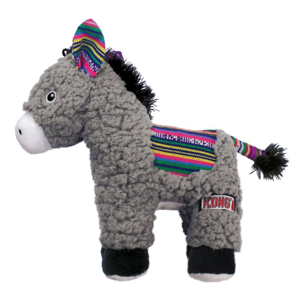 Kong Sherps Donkey Plush Dog Toy, Pet Essentials Warehouse