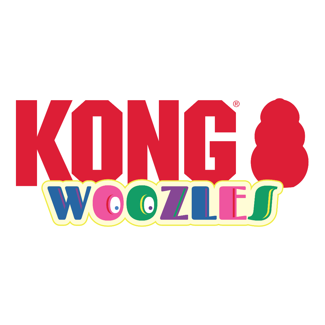 Kong Woozles logo, kong dog toys logo, pet essentials porirua