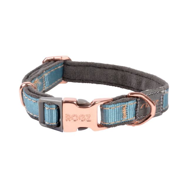 Rogz Urban Classic Dog Collar, Rogz, dog collar, soft dog collar, Puppy collar, Small dog collar, Pet Essentials Warehouse, Blue collar for dogs