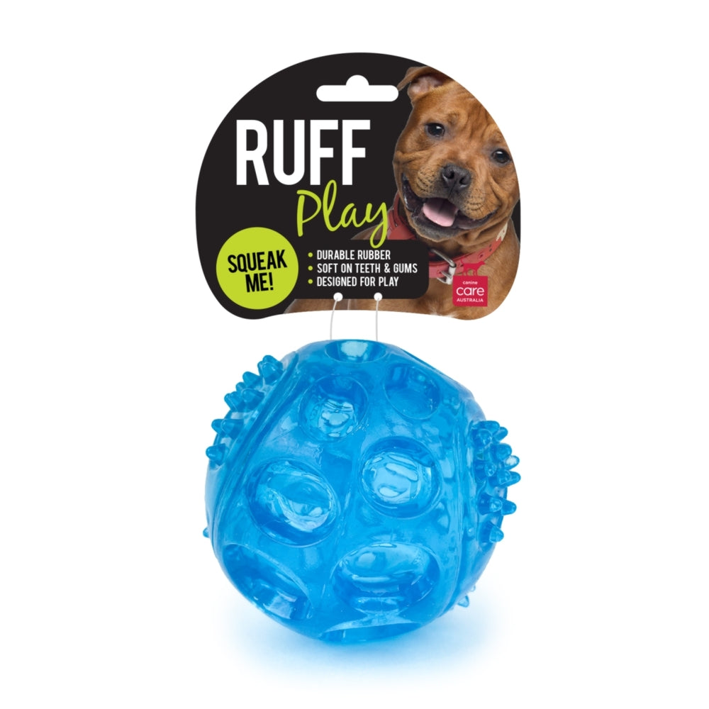 Ruff Play Durable Squeak Ball, Squeak ball for dogs, Small ball for dogs, pet Essentials Warehouse