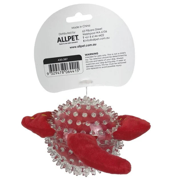 Ruff Play Plush Stingray Dog Toy, Barcode, Pet Essentials Warehouse