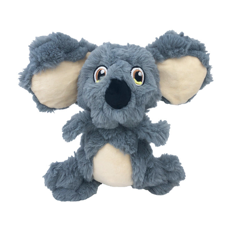 Kong Scrumplez Tug Squeaker Koala plush Dog Toy