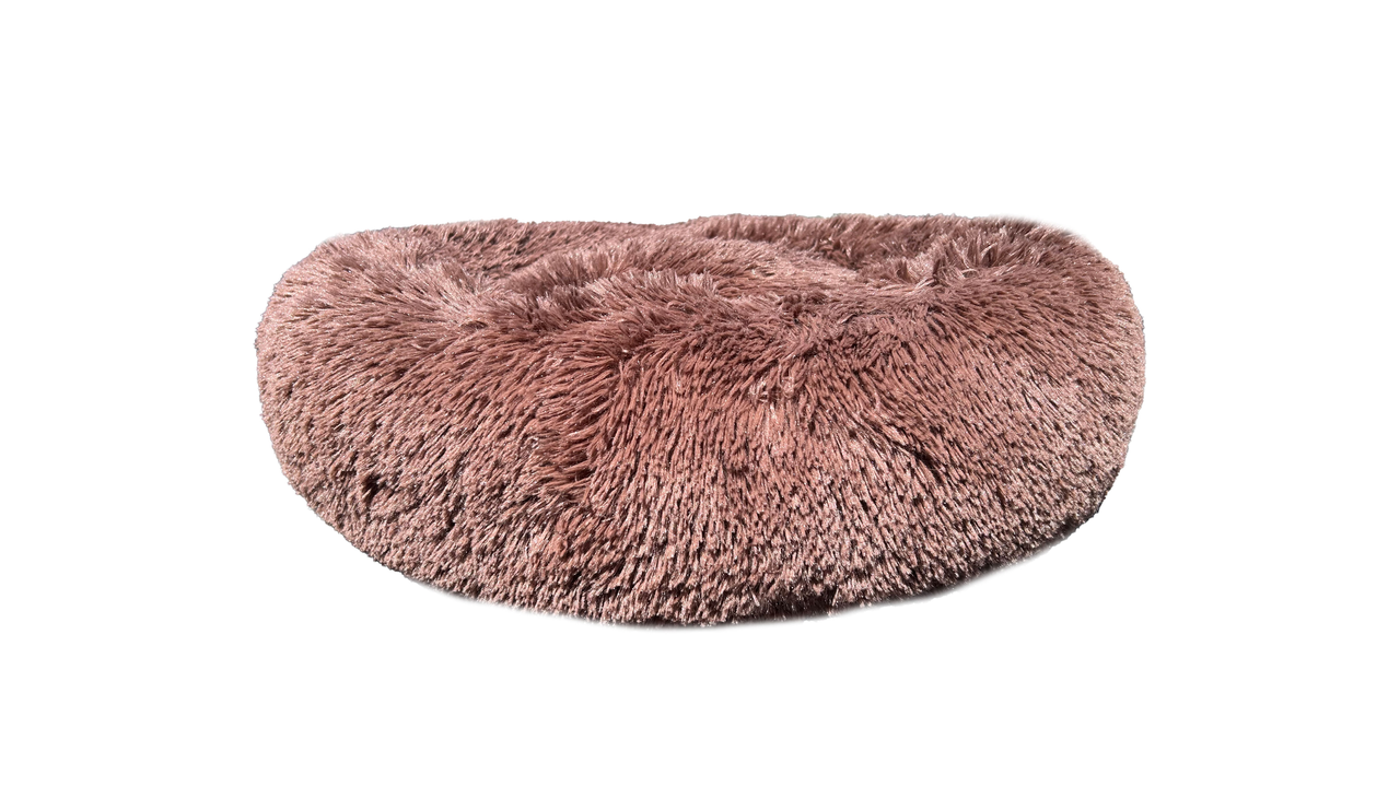 Brooklands Calming Pet Bed Cocoa, Calming bed, Calming bed for pets, round pet bed, calming for dogs, Pet Essentials Warehouse