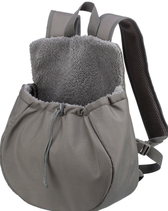 Trixie 'Molly' Pet Front Carrier Grey, Front pack for dogs, Front pack for pets, Pet Essentials Warehouse