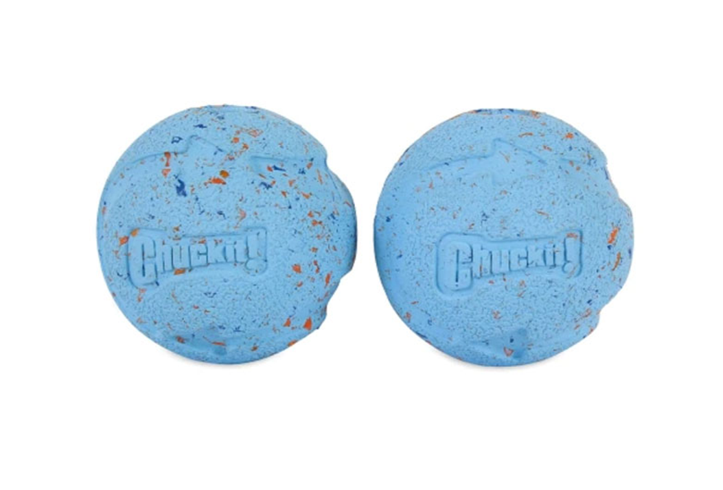 Chuckit Rebounce Ball medium twin pack, pet essentials warehouse