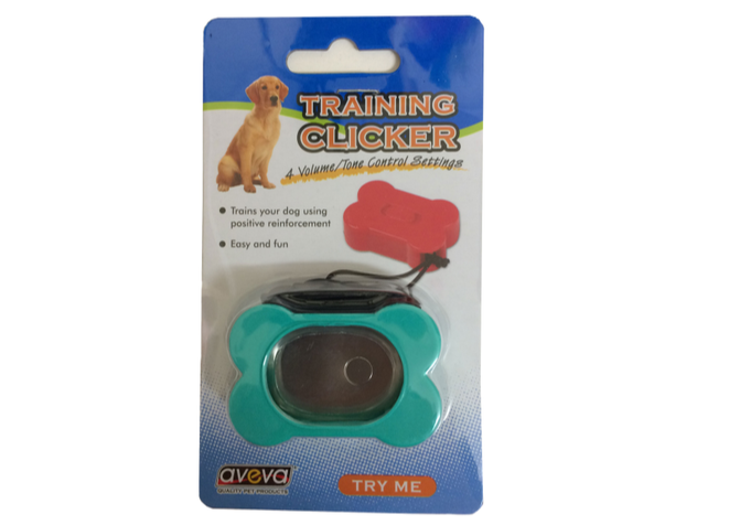 Trixie Clicker Bone Shape, Training clicker for dogs, Pet Essentials Warehouse