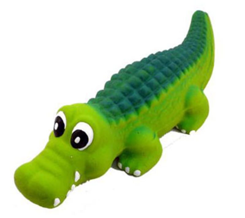 Steve the Crocodile Dog Toy, Dog toy, Latex dog toy, Puppy toy, Pet Essentials Warehouse