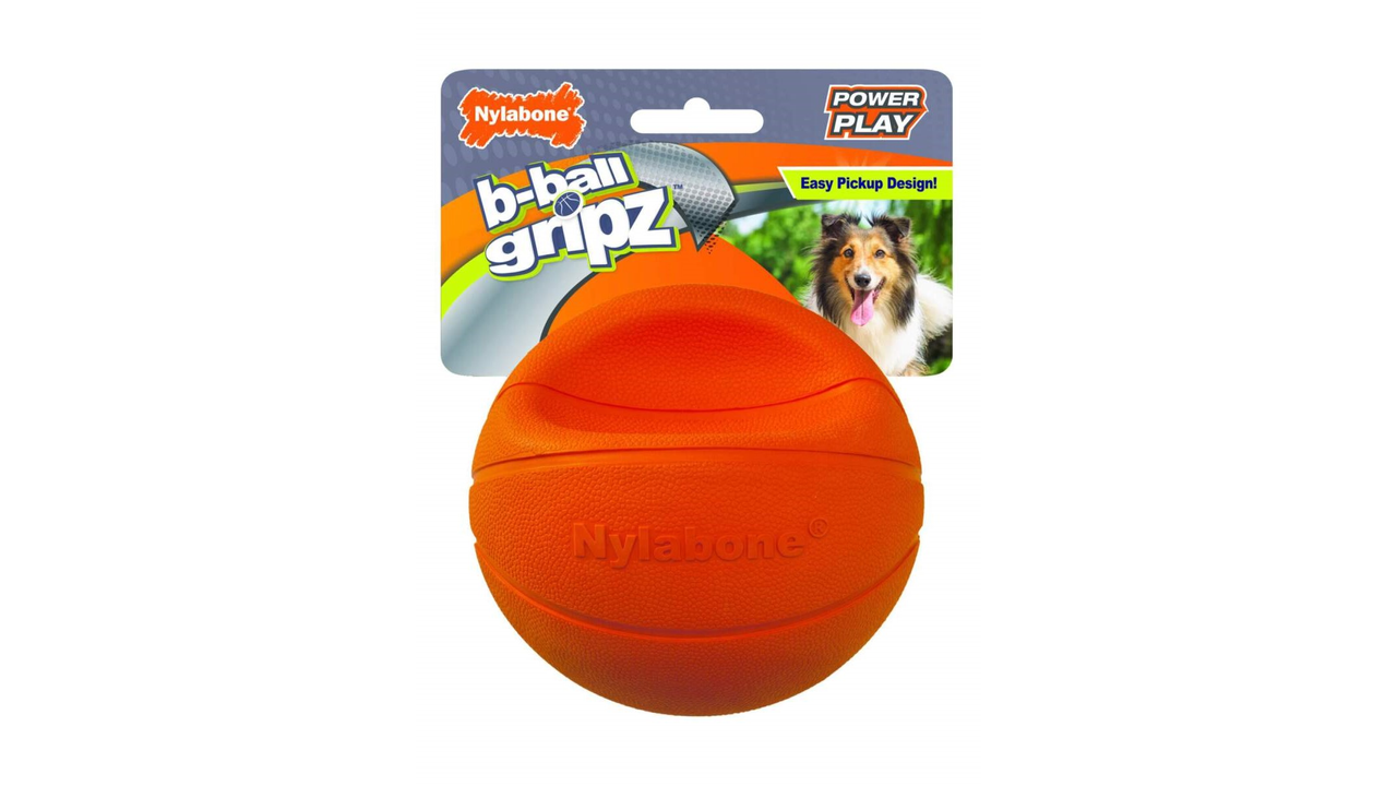 Nylabone Basketball Gripz Dog Toy, Basketball Dog Toy, Power play, Pet Essentials Warehouse