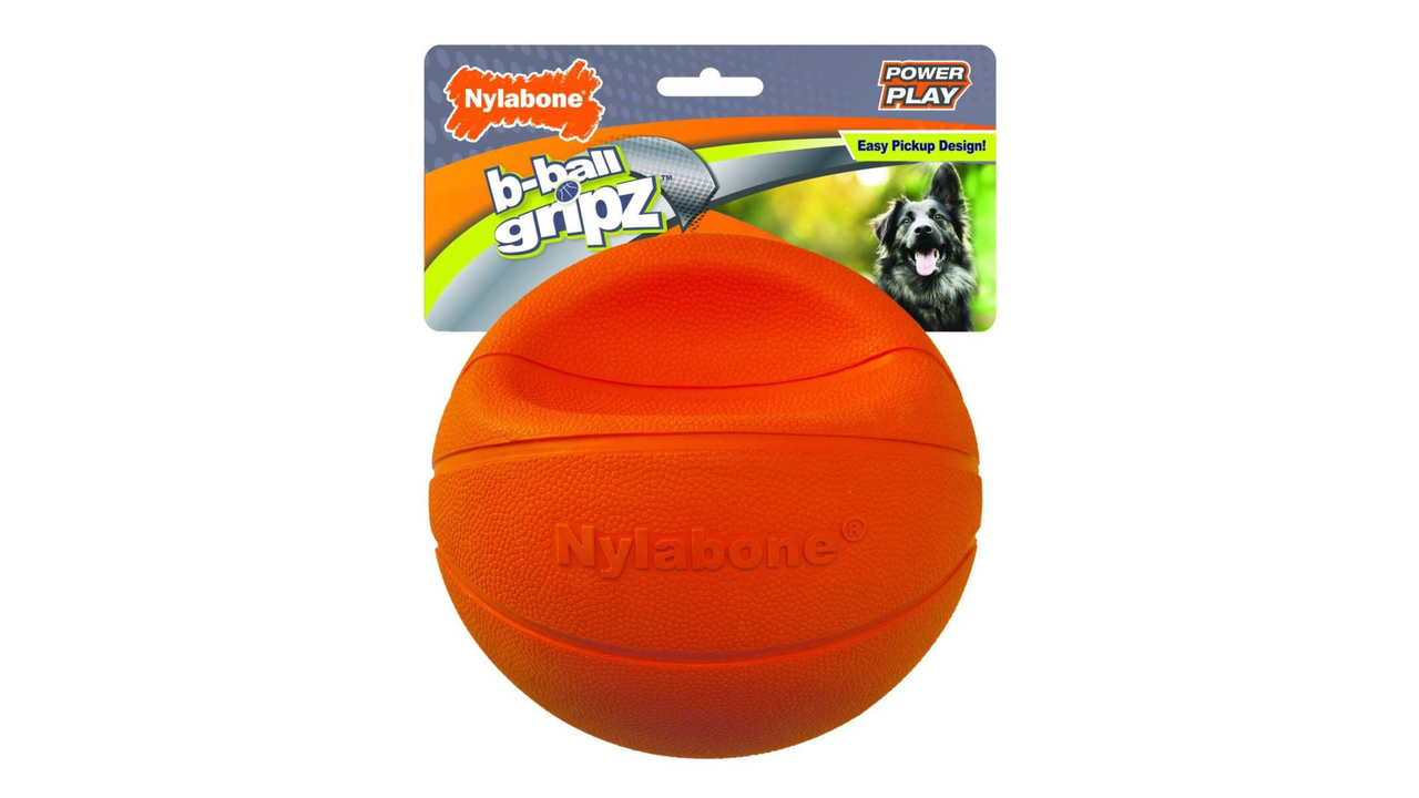 Nylabone Basketball Gripz Dog Toy, Basketball Dog Toy, Power play, Pet Essentials Warehouse