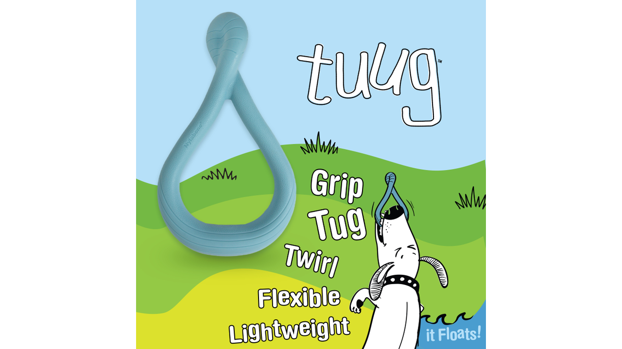 Creative Play Tuug, Dog toy, Grip, Lightweight, Flexible, it floats, Pet Essentials Warehouse