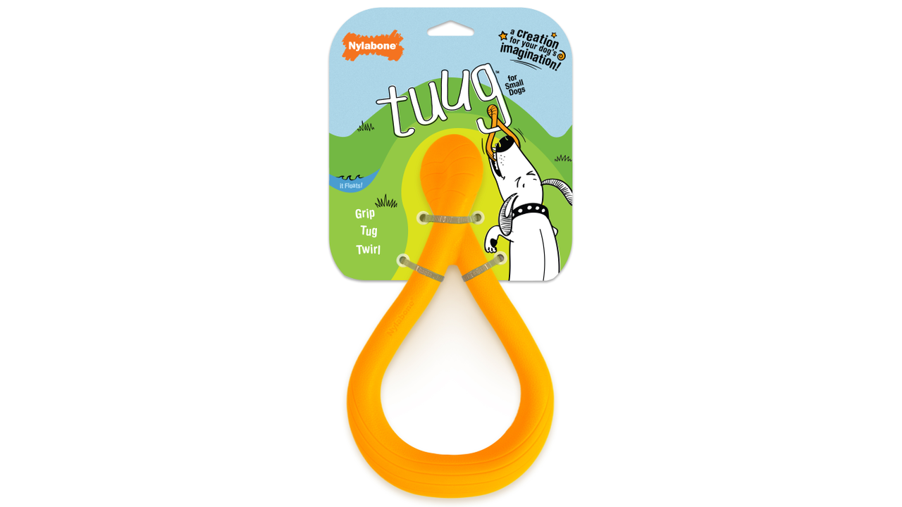 Creative Play Tuug orange small, front packaging, Pet Essentials Warehouse