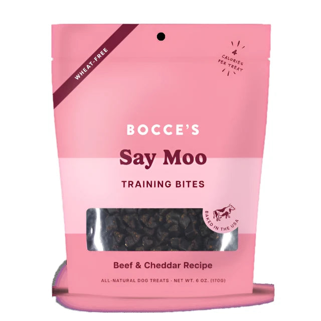 Bocce's Say Moo Training Bites Dog Treats, Dog Treats, Treats for dogs, Pet Essentials Warehouse