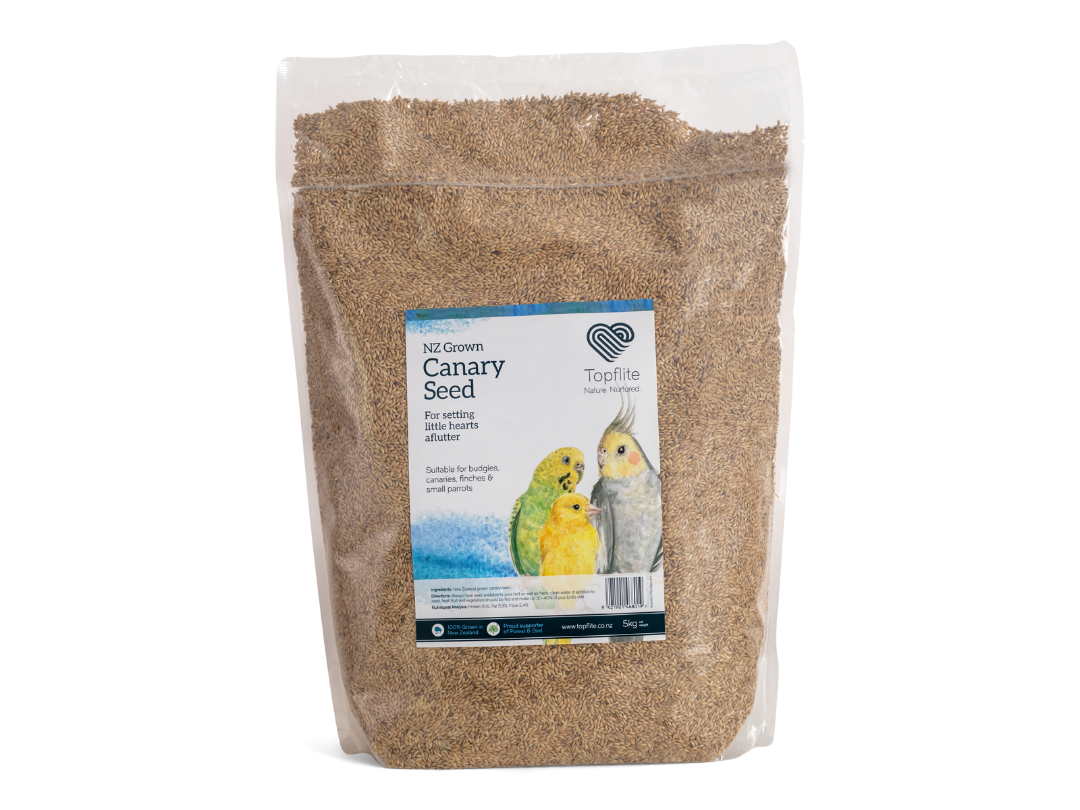 Topflite Canary Seed 5kg bag, topflite bird seed, pet essentials warehouse