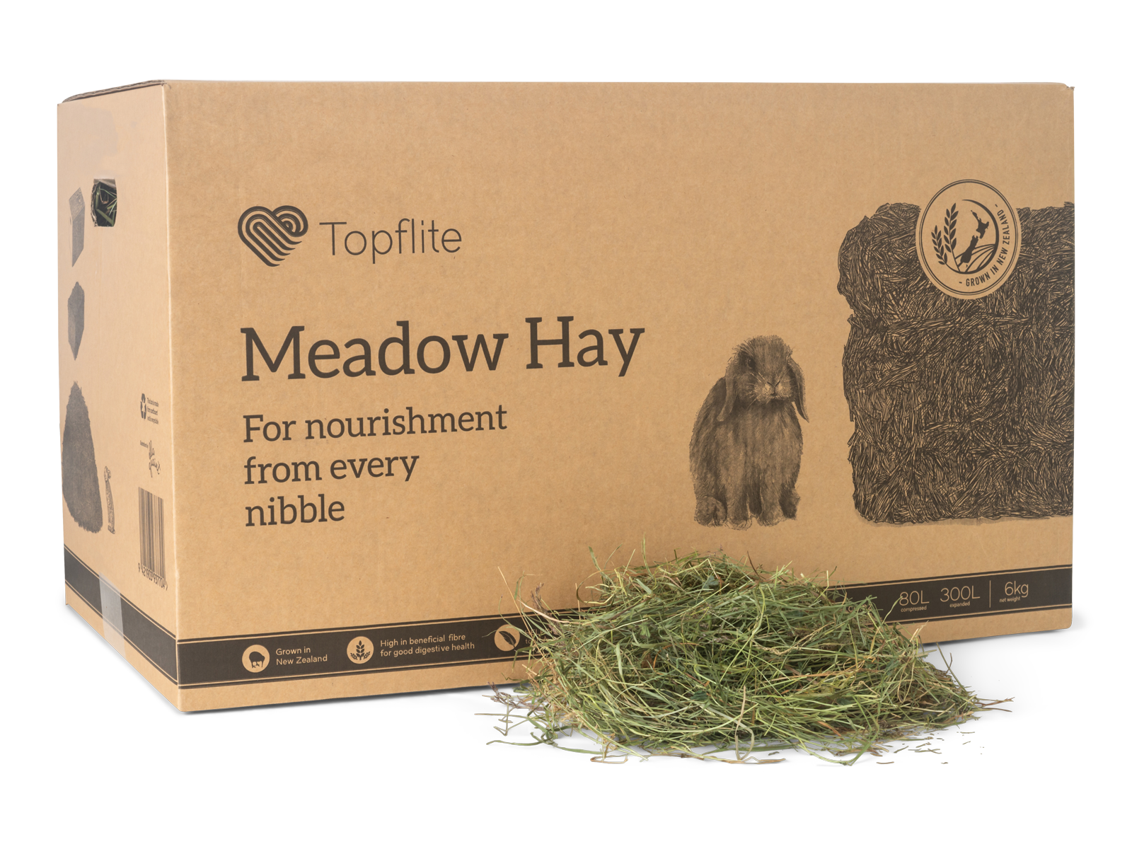 Boxed Meadow Hay, Meadow Hay for rabbits, Topflite Hay, Small Pet Bedding and food, Pet Essentials Warehouse