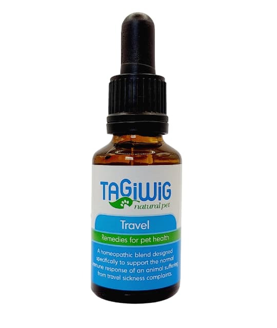 Tagiwig Travel, Tagiwig, car sickness in dogs, remedies for pet health, Pet Essentials Warehouse