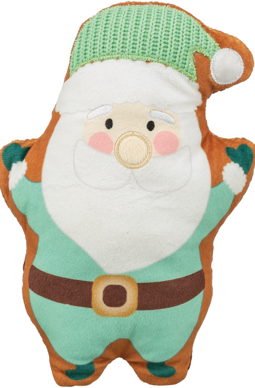 Trixie Christmas Plush Santa Dog Toy, Christmas dog toy, Pet Essentials Warehouse