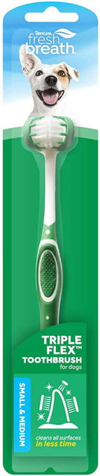 Tropiclean Fresh Breath Tripleflex Toothbrush, Fresh Breath toothbrush, Tropiclean, Pet Essentials Warehouse