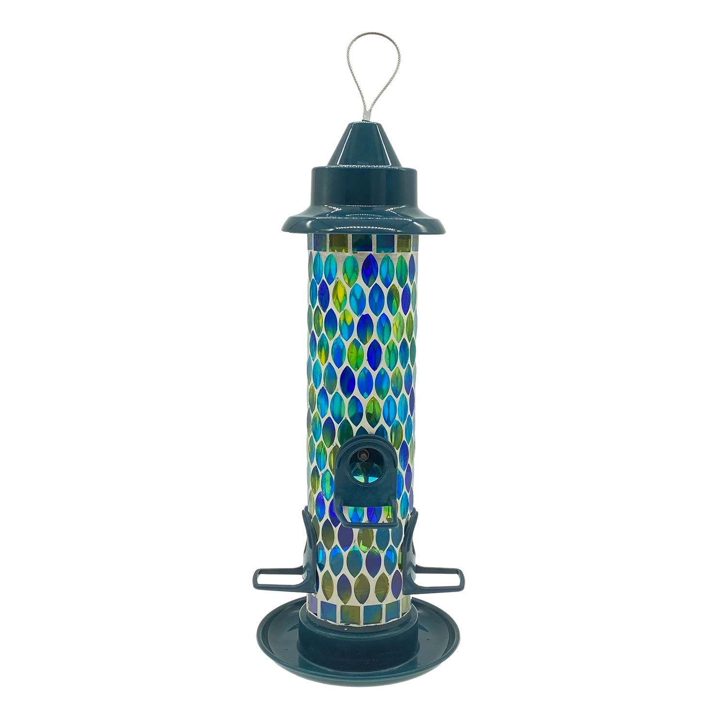 Tui Wild Bird Feeder  Mosaic Tube, Mosaic bird feeder, wild bird feeder, Pet Essentials Warehouse