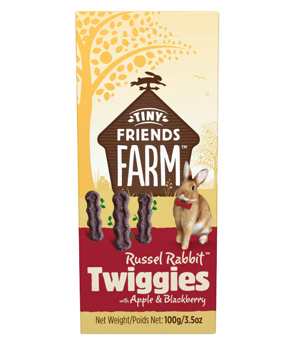 Tiny Friends Farm Russel Rabbit Twiggies, Small Pet, Pet Essentials Warehouse